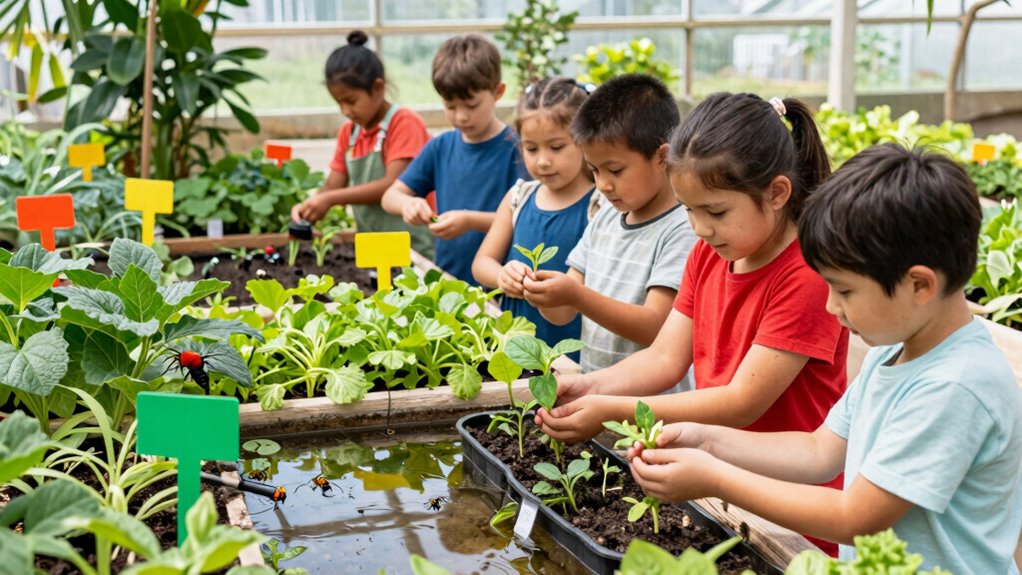 building ecosystems and food chains