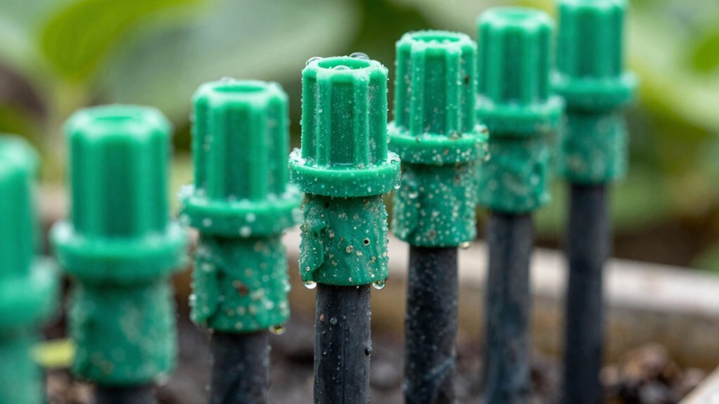 check emitter flow regularly