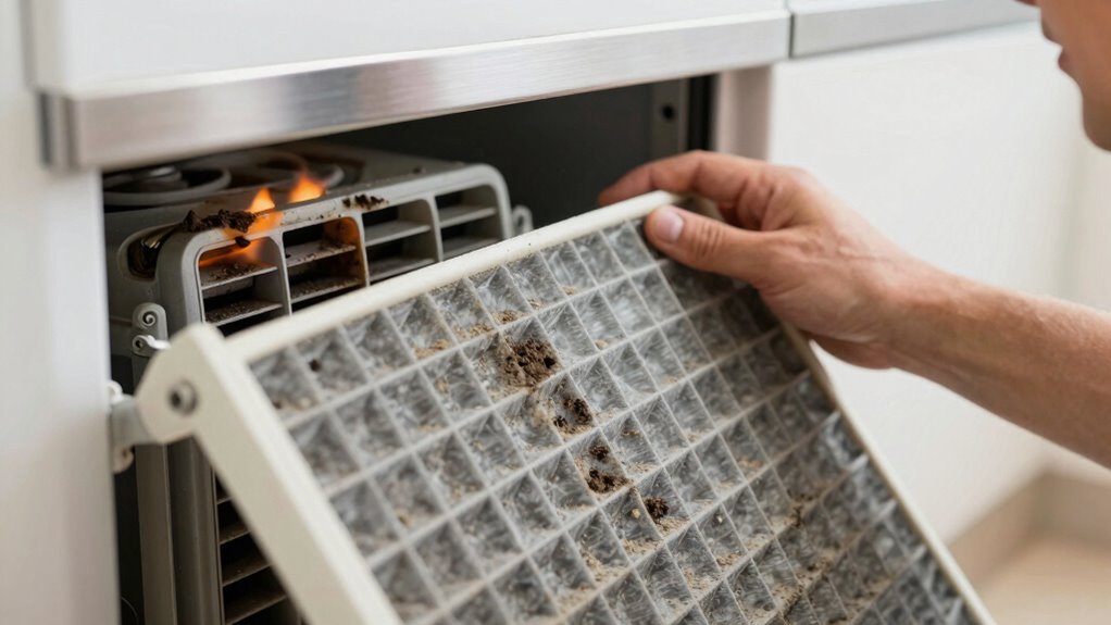 check filters and burners