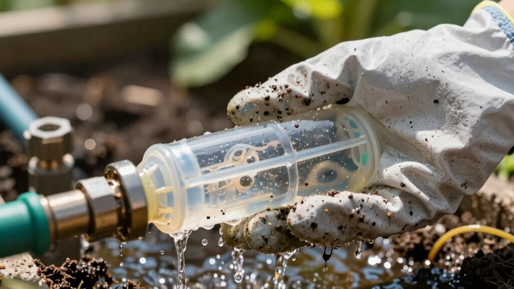 check water pressure and valves