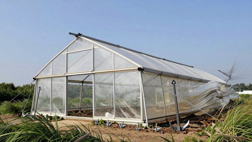 choose appropriate greenhouse anchors