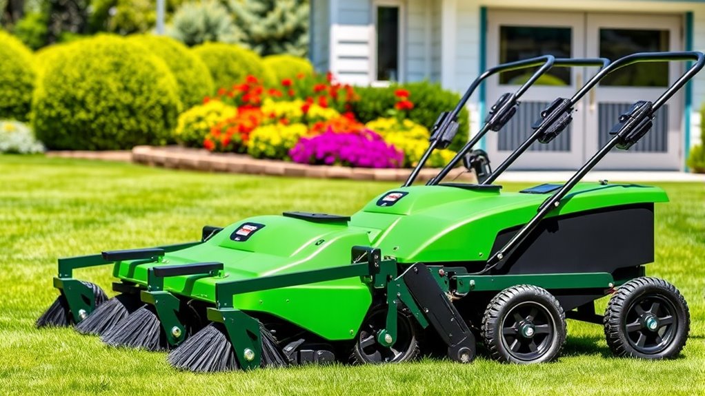 choosing efficient lawn sweepers