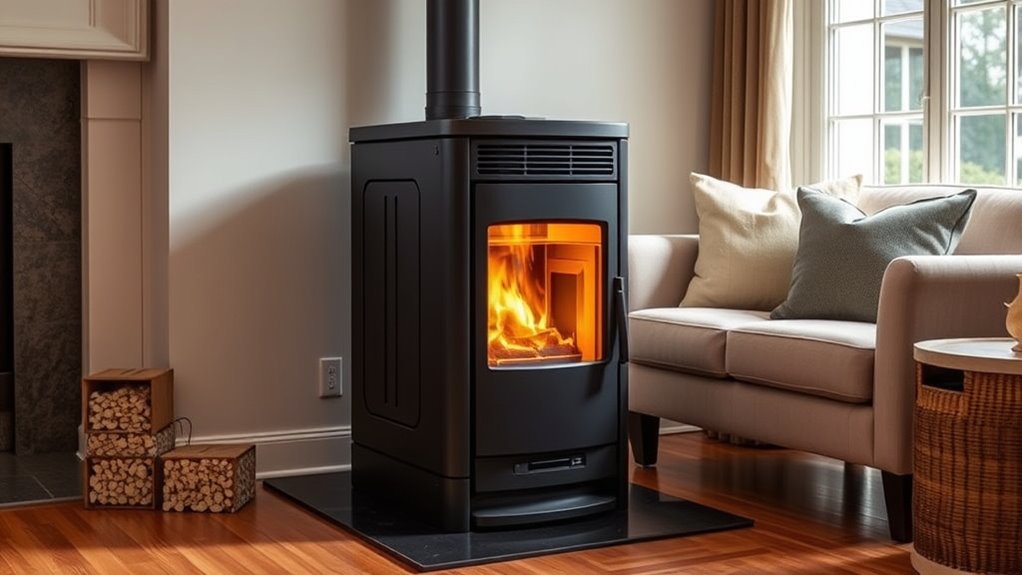 choosing efficient suitable pellet stove