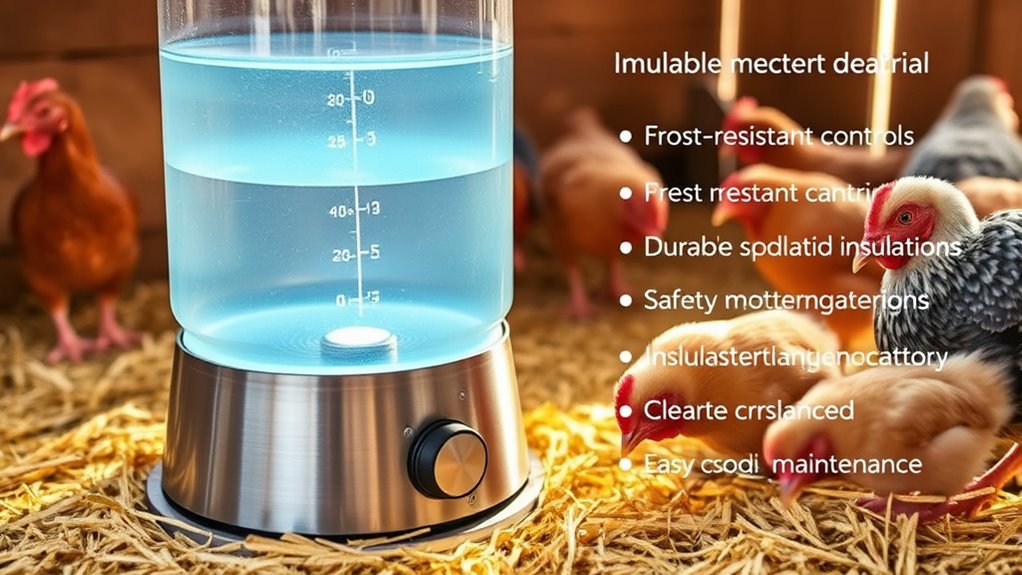 choosing reliable winter chicken waterer