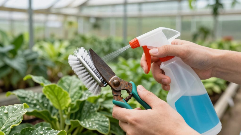 clean disinfect dry store