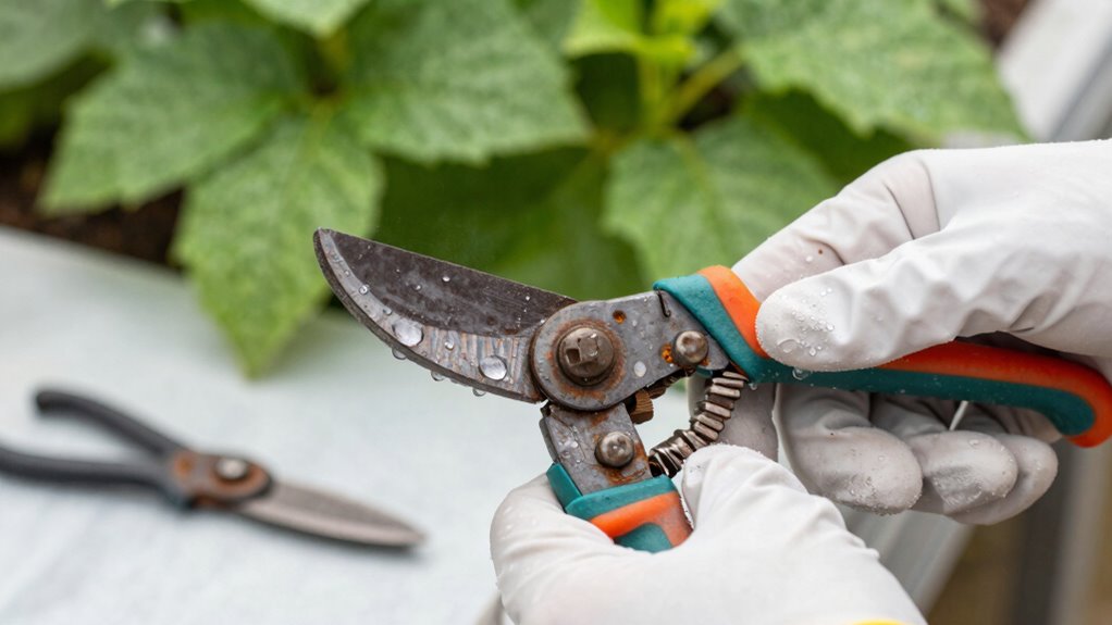 clean tools prevent pest spread