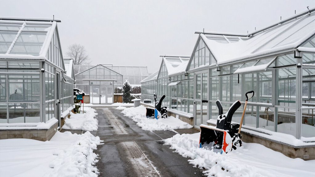 clear snow and ice pathways