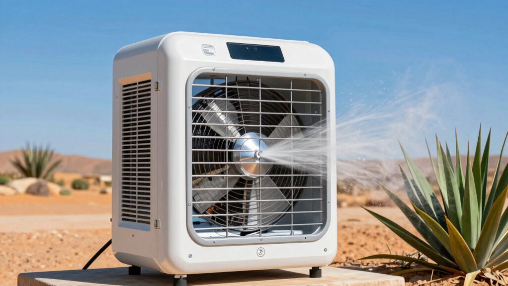 climate suitability for evaporative cooling