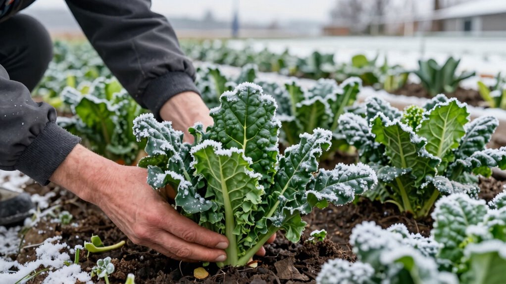 cold tolerant winter greens