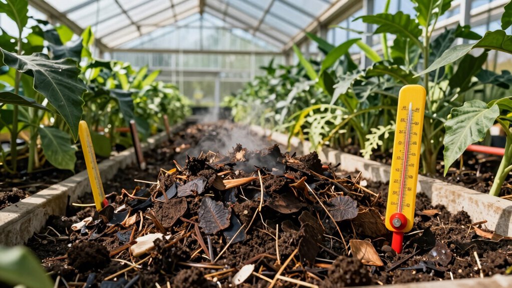 compost challenges for greenhouse heating