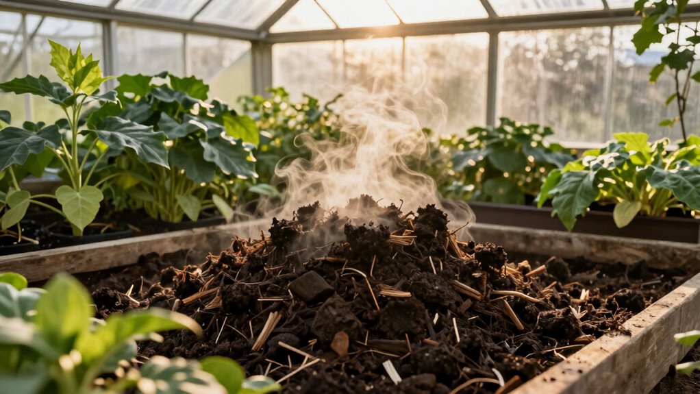 compost heat as supplement