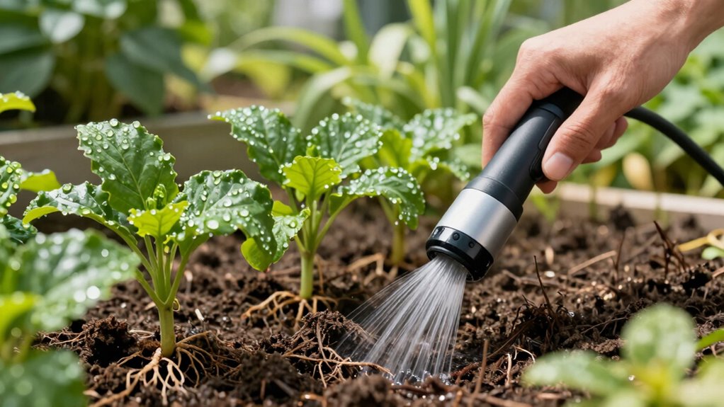 consider garden watering needs