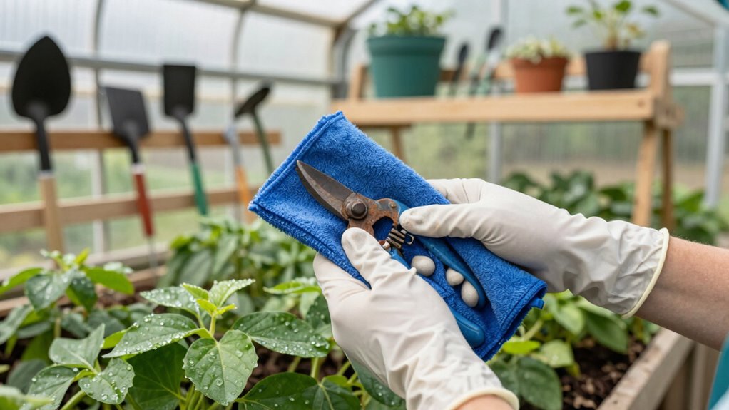consistent tool cleaning routine
