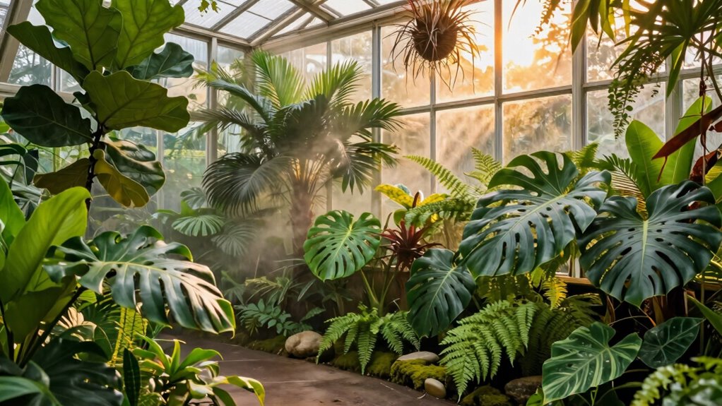 create lush tropical environment