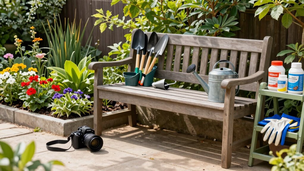 create organized garden zones