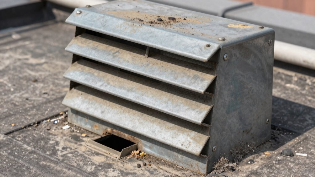 debris buildup causes vent failure