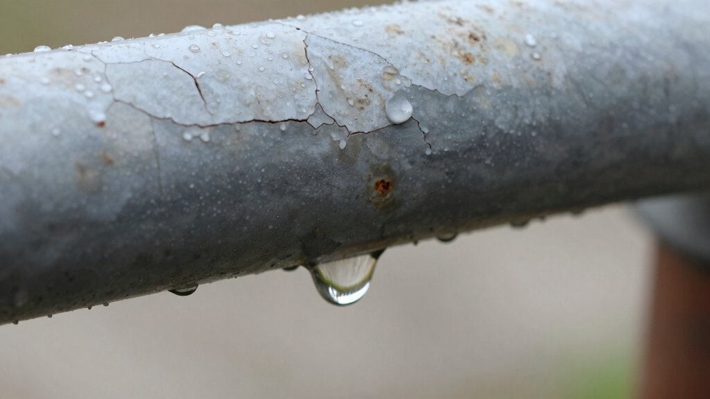 detecting water leak signs