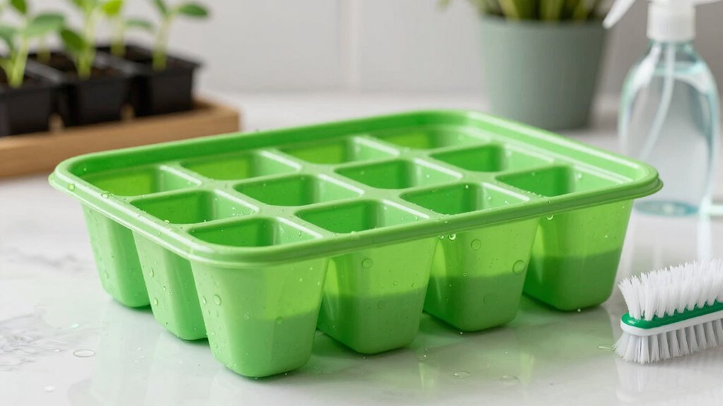 dirty trays spread plant disease