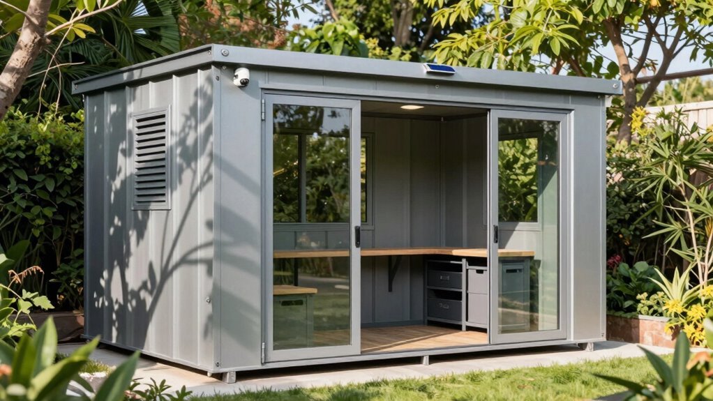 durable secure customizable shed