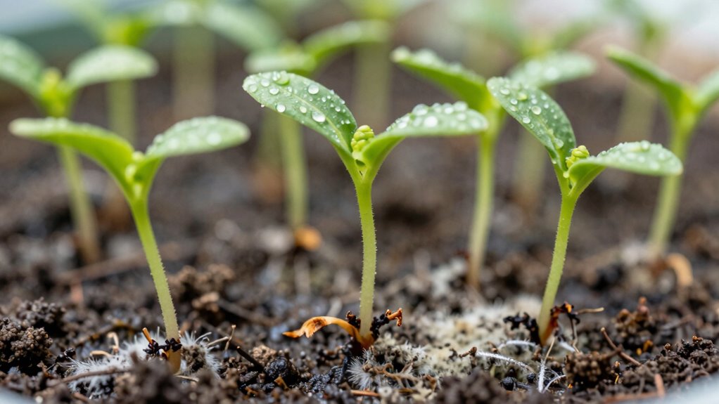 early seedling health signs