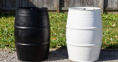 effective water barrel thermal mass