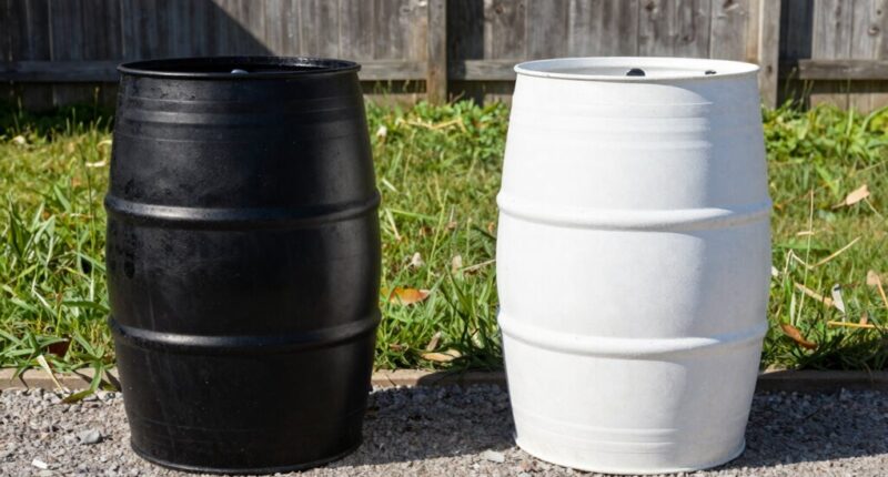 effective water barrel thermal mass