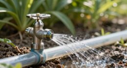 emitter cleaning water flush