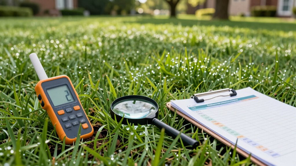 evaluate lawn water risks