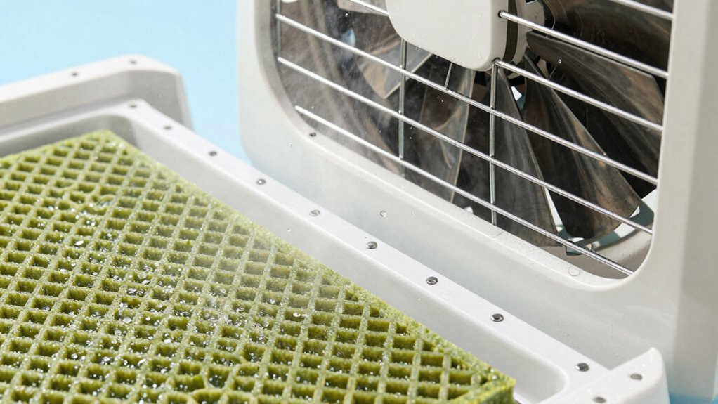 evaporative cooler components functions