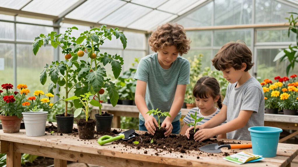 family friendly greenhouse plant choices