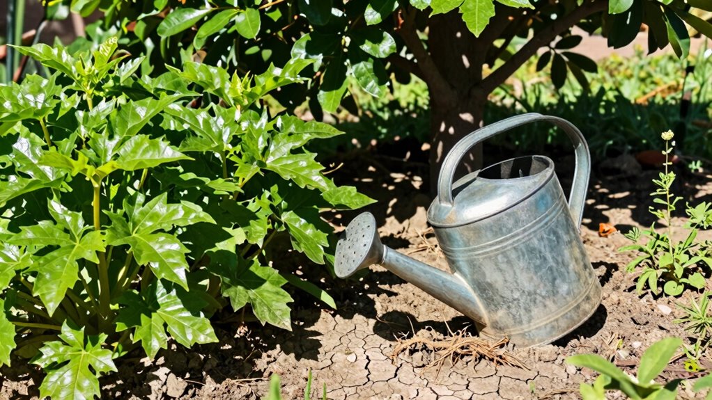 faster summer soil drying