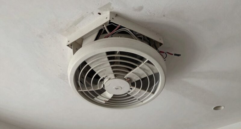 faulty exhaust fan installations