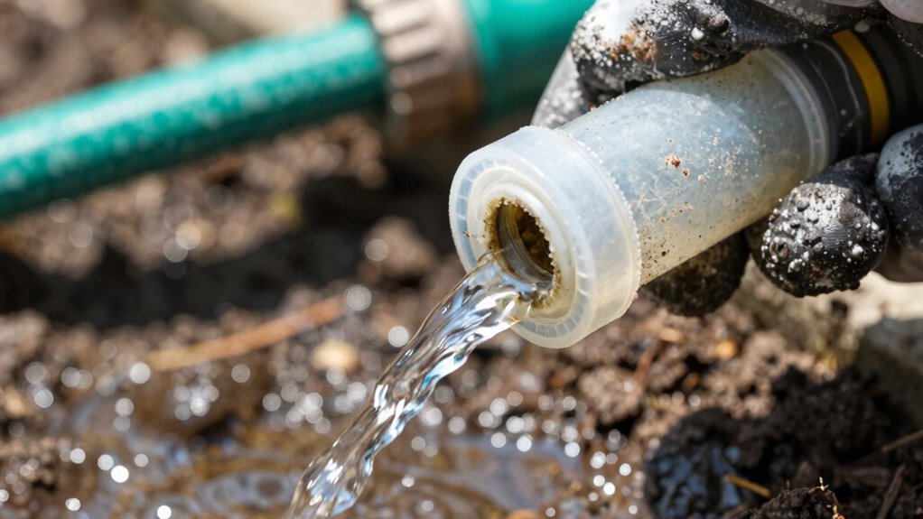 flush drip line regularly