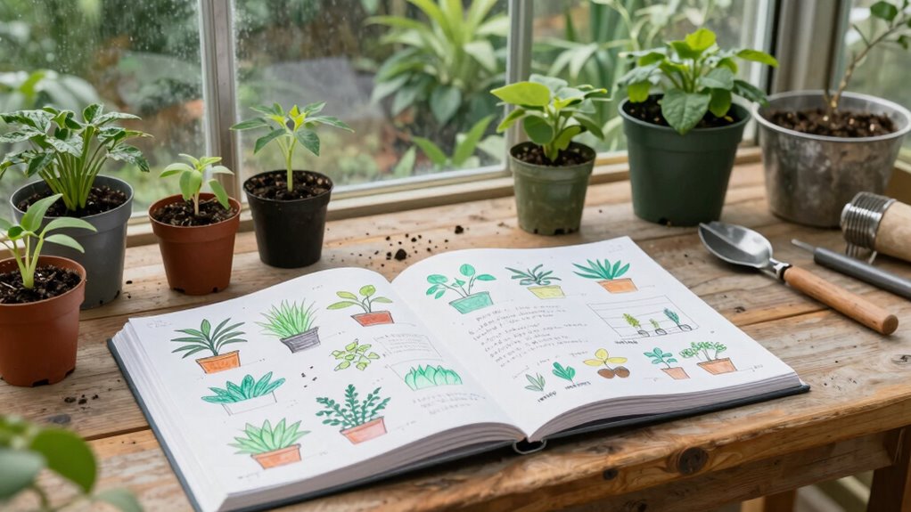 garden planning and experimentation