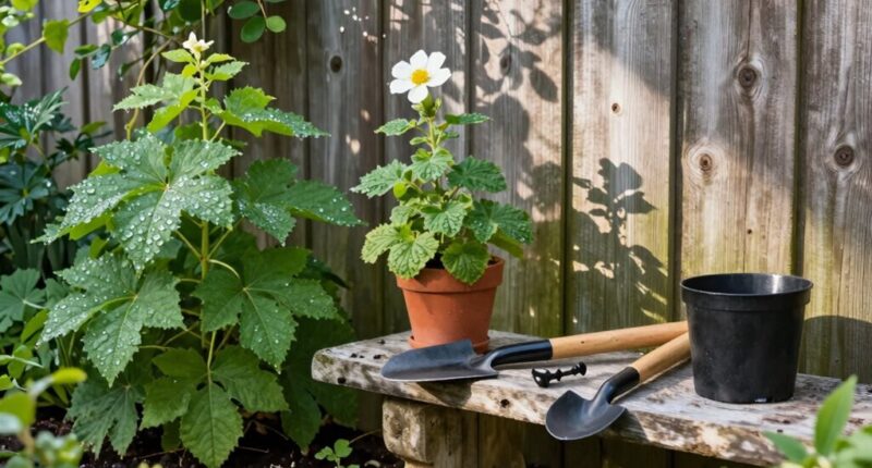 gardening content during downtime