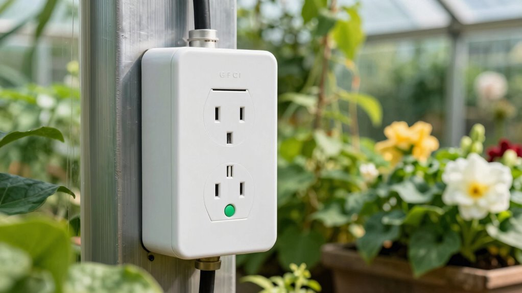 gfci safeguards greenhouse wiring