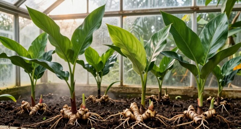 ginger cultivation in greenhouse