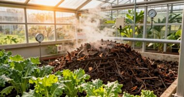 greenhouse compost heat potential