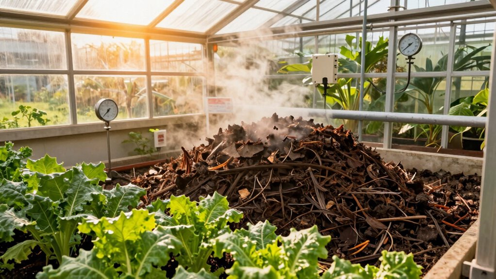 greenhouse compost heat potential
