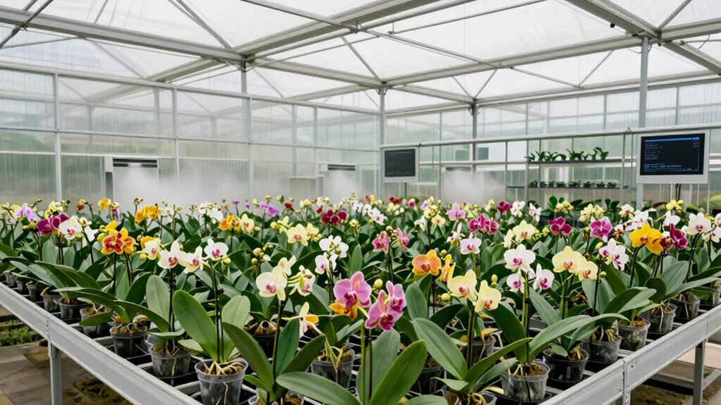 greenhouse features for orchids