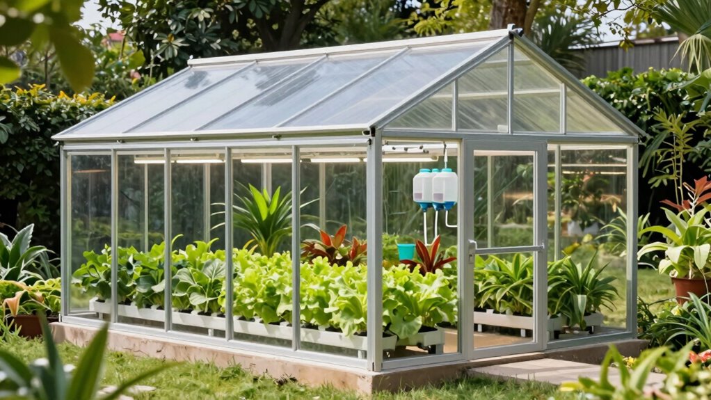 greenhouse size durability ventilation