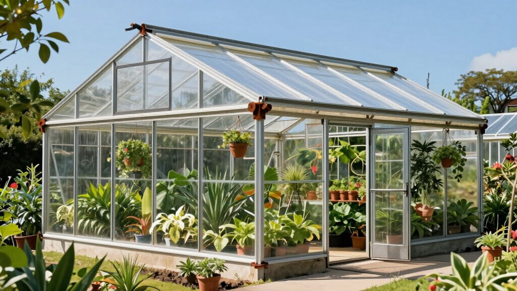 greenhouse size durability ventilation