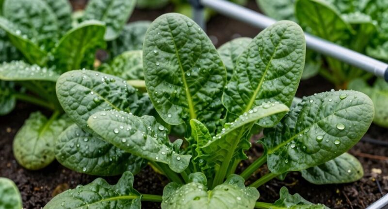 growing spinach in low light