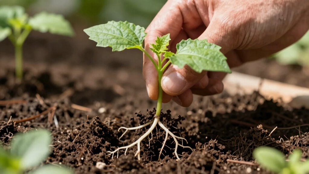 handle seedlings with care