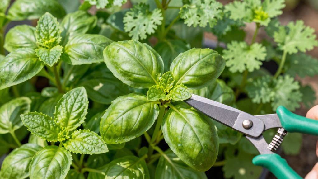 healthy full herb growth