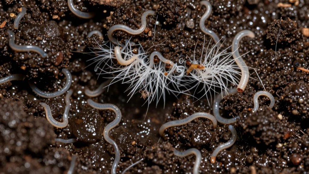 healthy moist organic soil