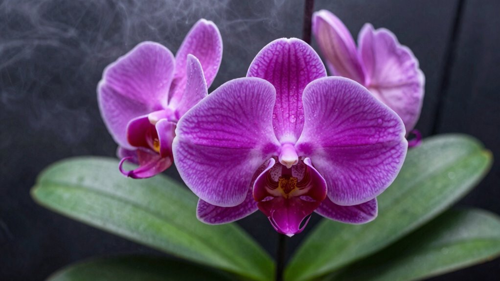 healthy orchid root humidity