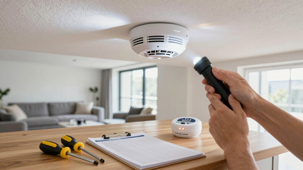 home safety device maintenance