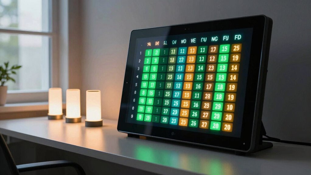 hourly lighting schedule efficiency