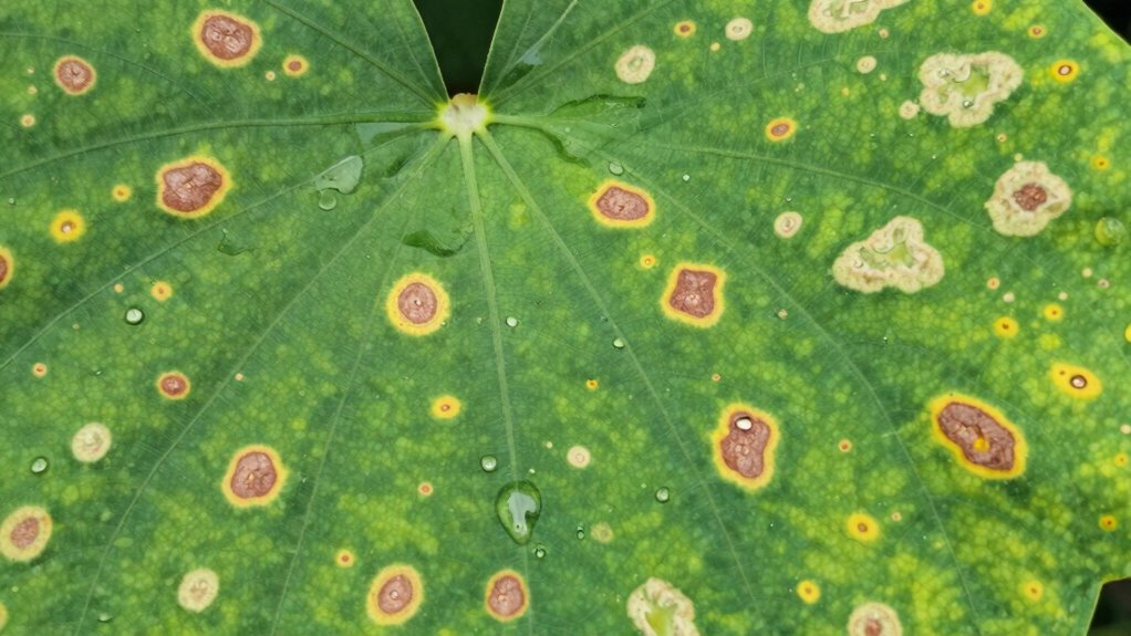 identifying leaf spot symptoms